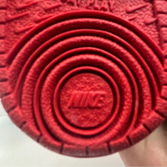 Nike Court Borough Low 2 Red Black Toddler Infant Sneakers Shoes Size 2C - Picture 6 of 16